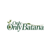 Logo of 'Only Batana' with green text and leaf graphics on a transparent background